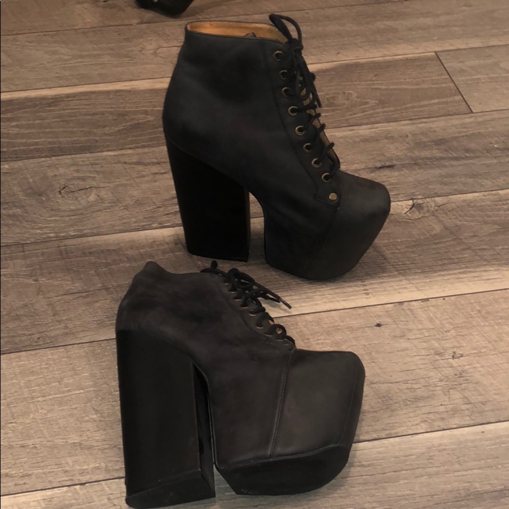 Black heels